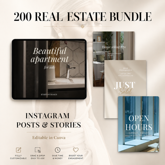 Faceless Luxury Real Estate Reels Bundle + PLR/MRR Rights