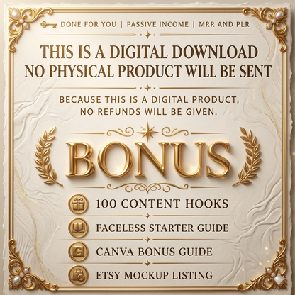 Faceless Luxury Real Estate Reels Bundle + PLR/MRR Rights